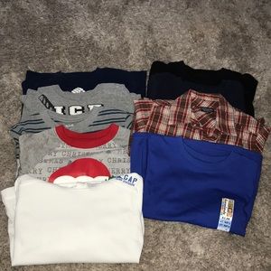 9 piece boys 3T long sleeve shirt bundle